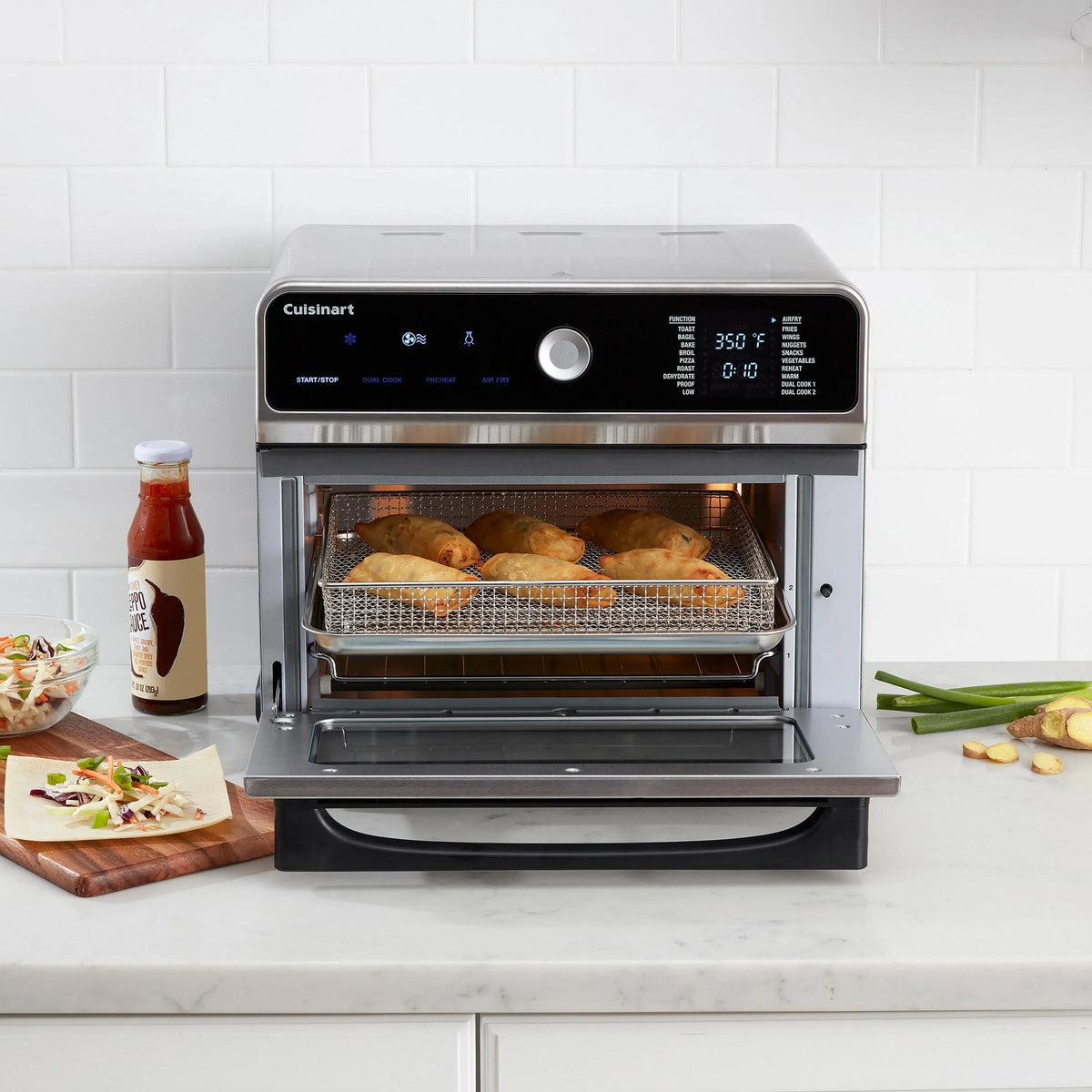 Friteuse sans huile, Cuisinart, Chaud Numérique Four Grille-Pain à Convection