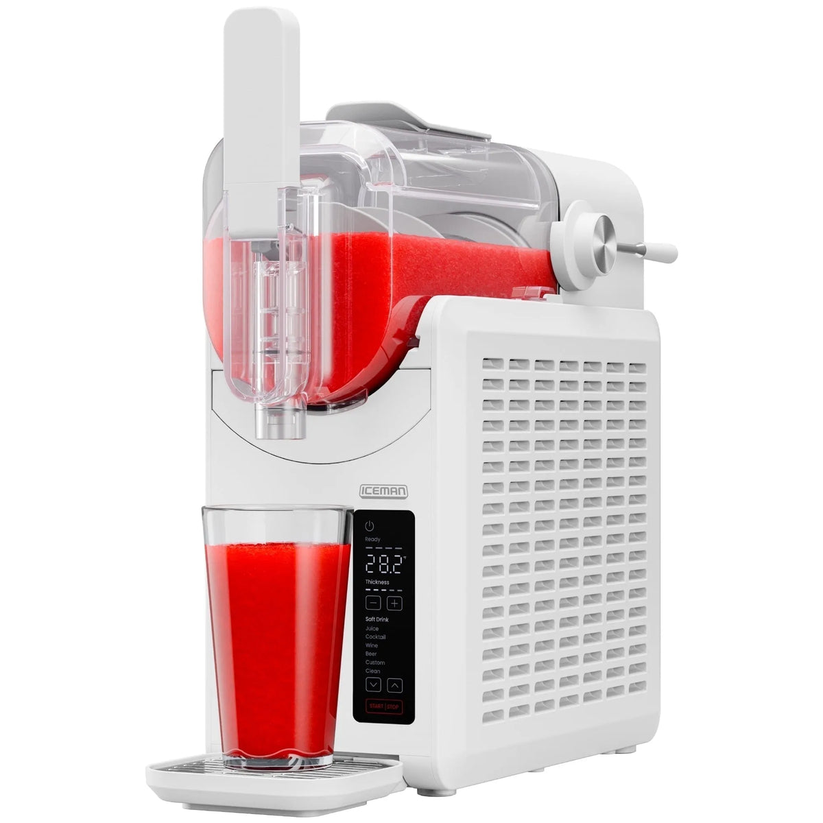 Machine à granité, Slush-Ease 48 oz. avec Épaisseur Personnalisable - Blanc