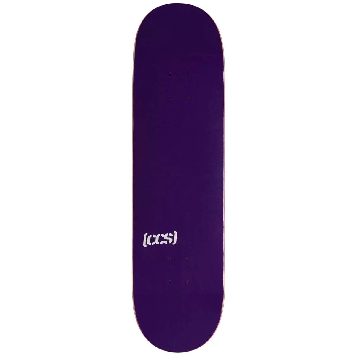 Logo Planche à Roulettes Deck Violet 7.75 pouces