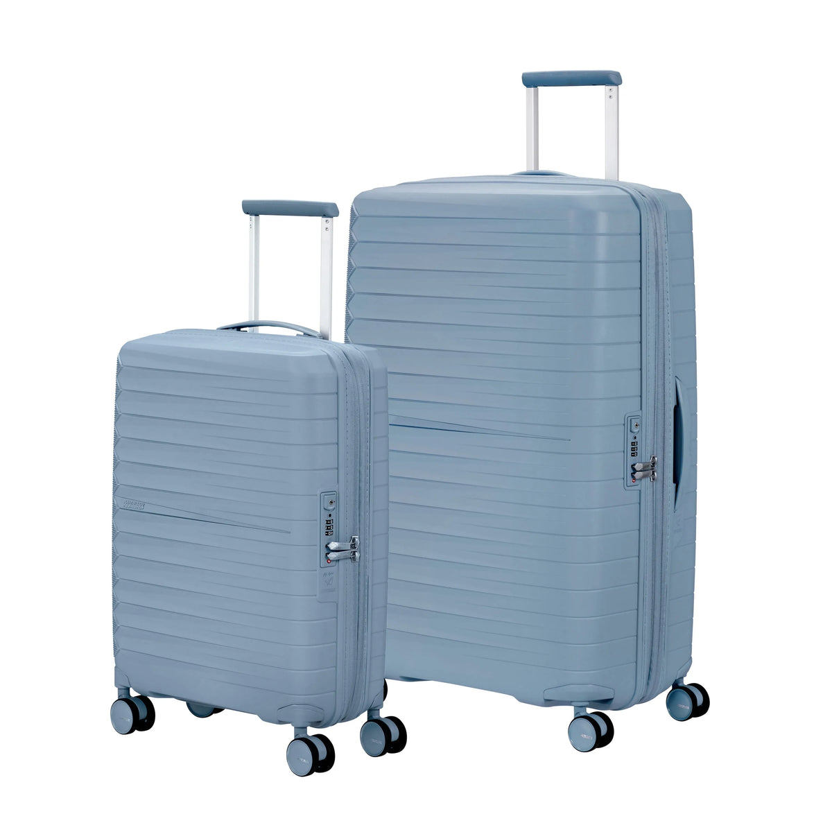 Bleu, Ensemble de 2 valises à roulettes FastForward