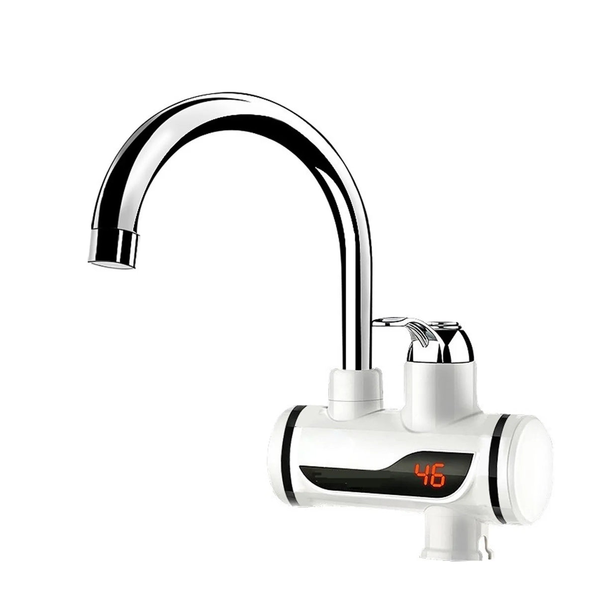 Chauffe-eau instantané sans réservoir, Robinet de Électrique, Robinet de Chauffage de Cuisine, LED, Robinet d'Eau Chaude, Conçu pour Durer