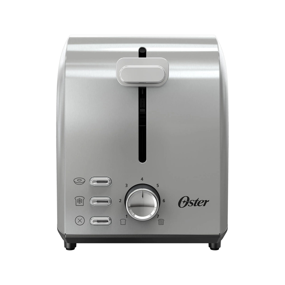 Grille-pain Oster, 2 Tranches, Fentes Extra Larges, Grille-Pain pour Bagels, acier inoxydable