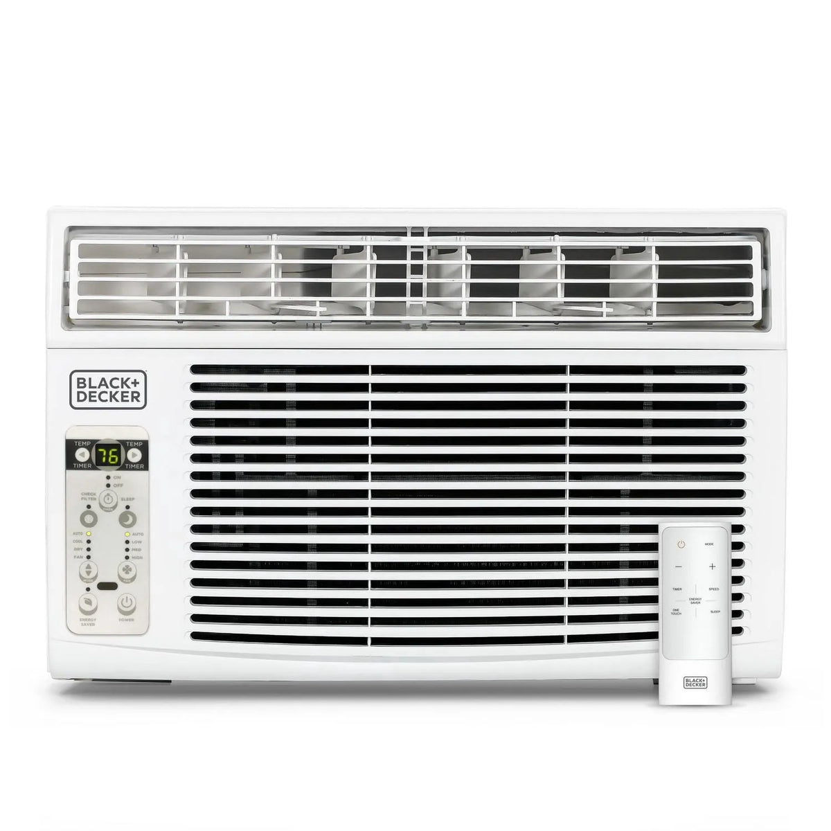 Climatiseur de fenêtre BLACK+DECKER, BD12WT6,12 000 BTU, refroidit jusqu'à 550 pieds carrés, économe en énergie, blanc, 12 000 BTU
