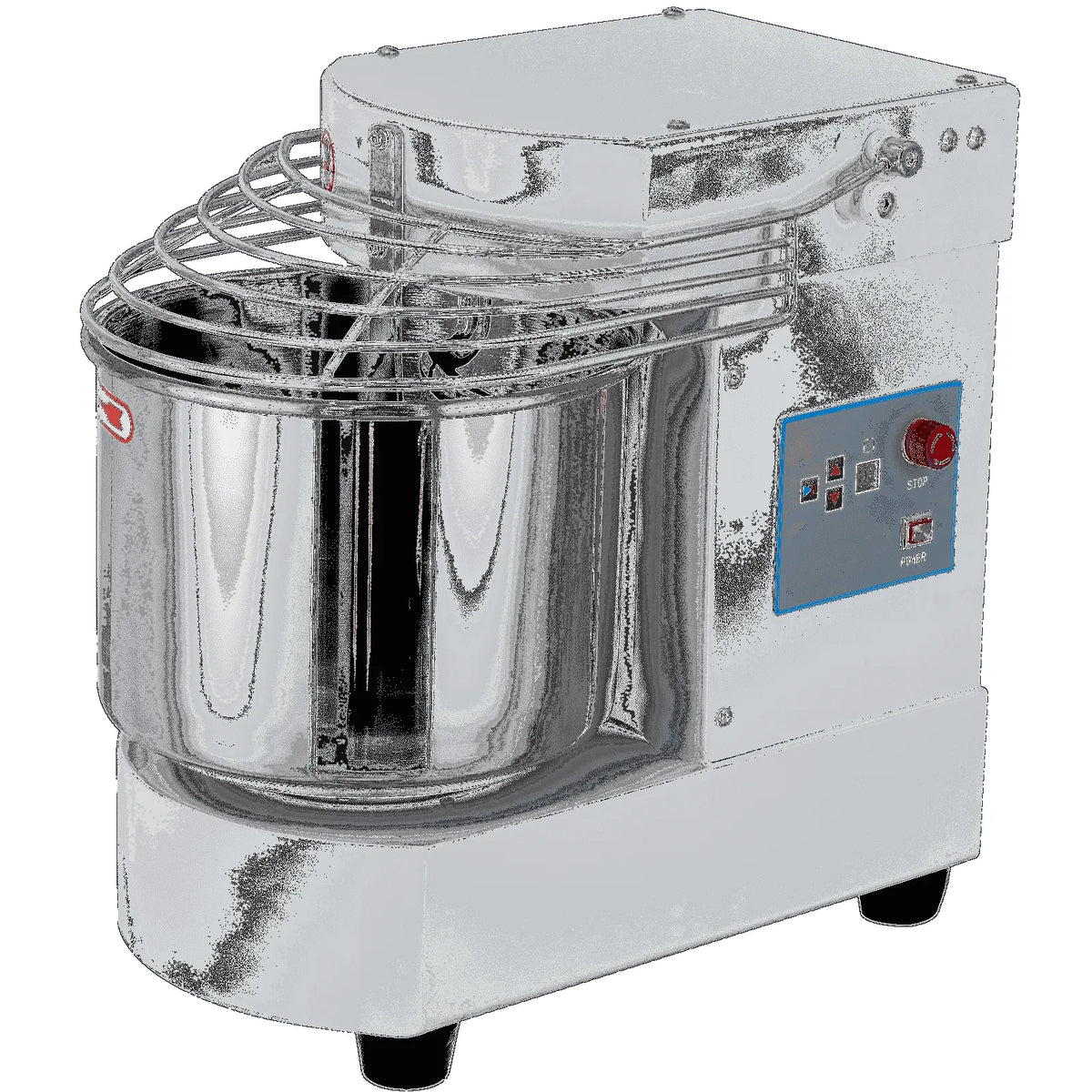 Mélangeur professionnel, Commercial 10,5 Qt avec Double Rotation et 650 W, Écran Tactile, Blanc