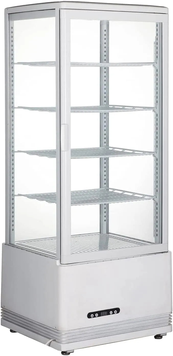 Dégivrage Automatique 110 V, Vitrine Commerciale en Verre de 25,8 Gallons pour Gâteaux Réfrigérés