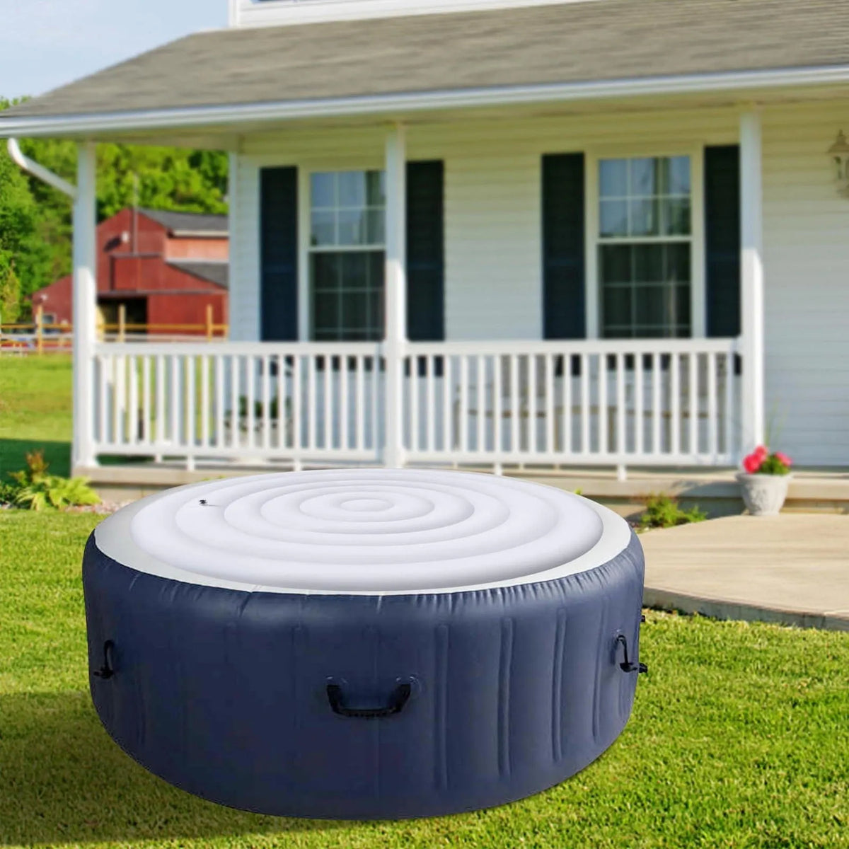 Spa, Couverture de Spa Gonflable Économe en Énergie Excellente Isolation, Couvercle Protecteur pour Gonflable