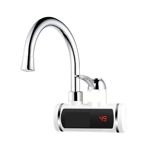 Chauffe-eau instantané sans réservoir, Électrique, Robinet Électrique de Cuisine, Affichage Numérique Entrée Inférieure/latérale, Chauffage Rapide