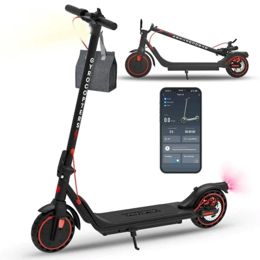 Trottinette électrique Gyrocopters, 6.0 Modèle 2025 pour Adultes et Ados avec Application