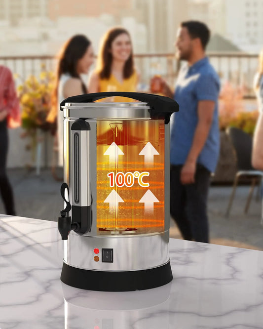 Machine à café, en acier inoxydable de Qualité Alimentaire à Grande Capacité, les, l'Église, Urne à Café Commerciale à Infusion Rapide