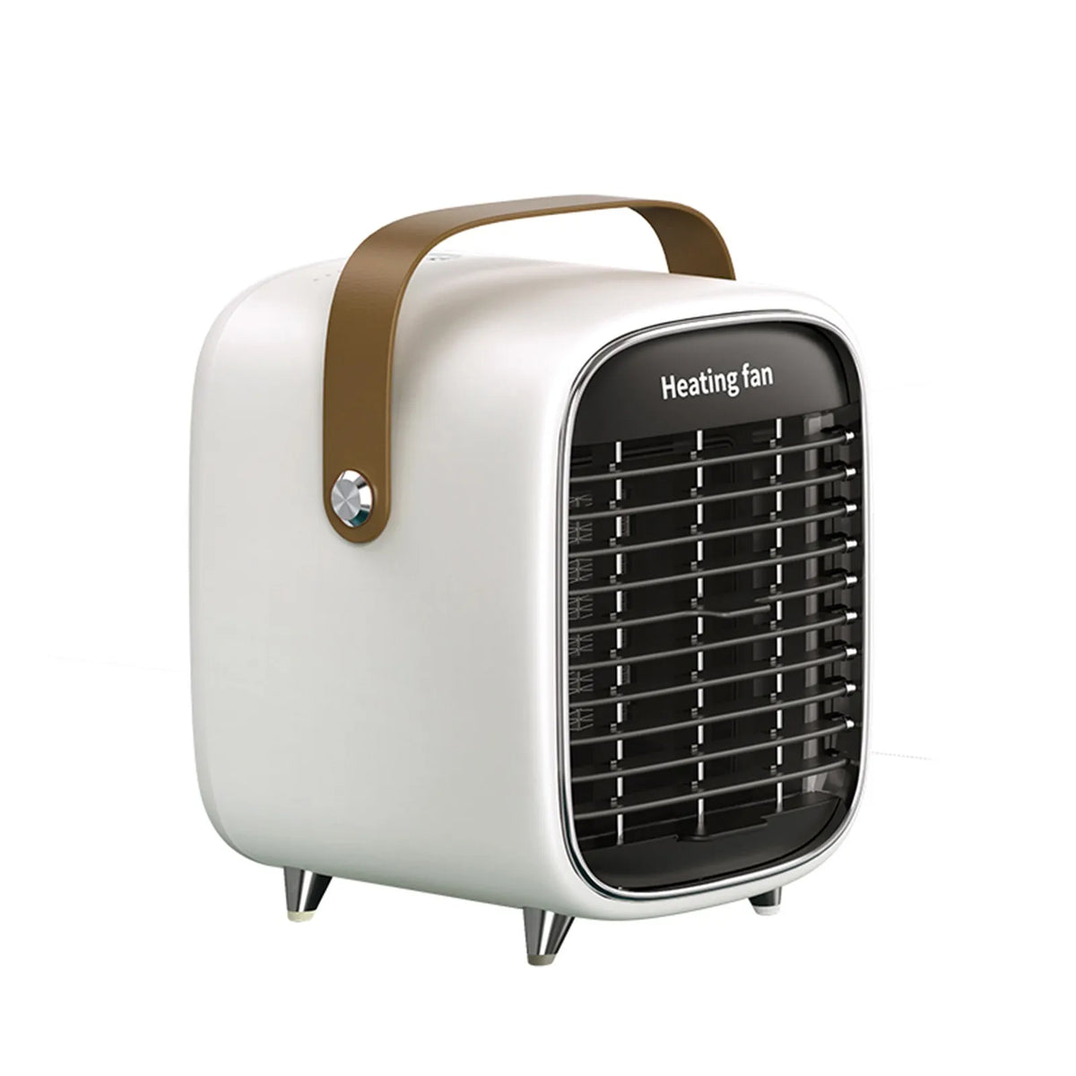 Ventilateur, Chauffage Électrique Domestique de Portable Silencieux Chauffe-Céramique PTC, Fonction d'Arrêt Sécurisé, Contrôle de Température