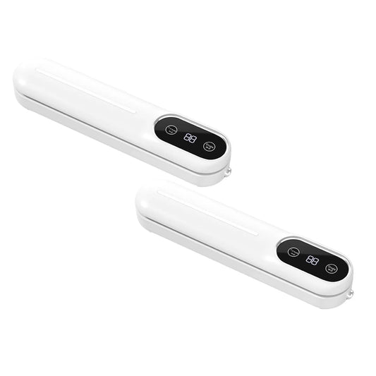 2 Pcs Machine de Scellage sous Vide 90 W Design Compact Aspiration Puissante Système de Scellage Modes Sec & Humide Facile à Utiliser Scelleuse
