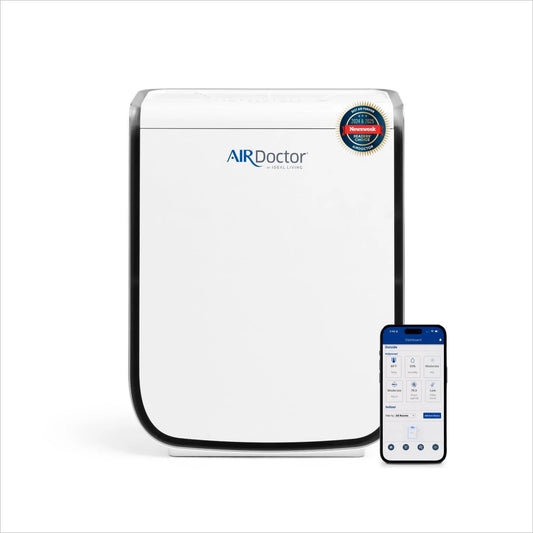 Purificateur d'air AirDoctor, Couvre 305 Pieds Carrés, 2000i Intelligent pour Petites Pièces, 13.85x6.6x18.72 po, Lot de 1, Blanc