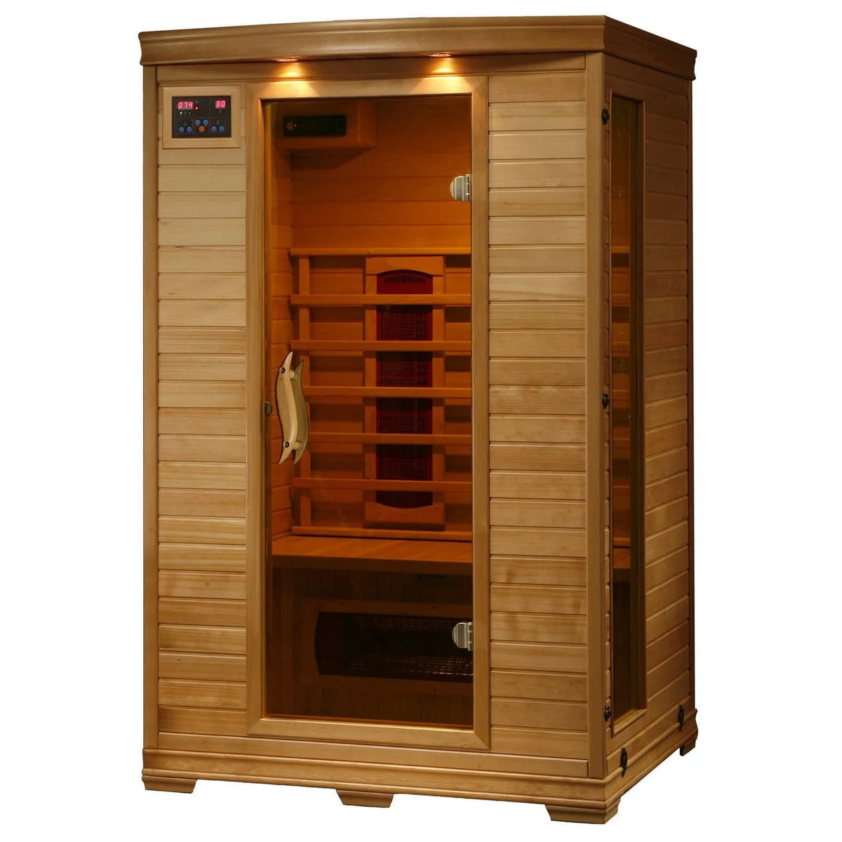 Sauna infrarouge, Hemlock de à 5 éléments chauffants de céramique