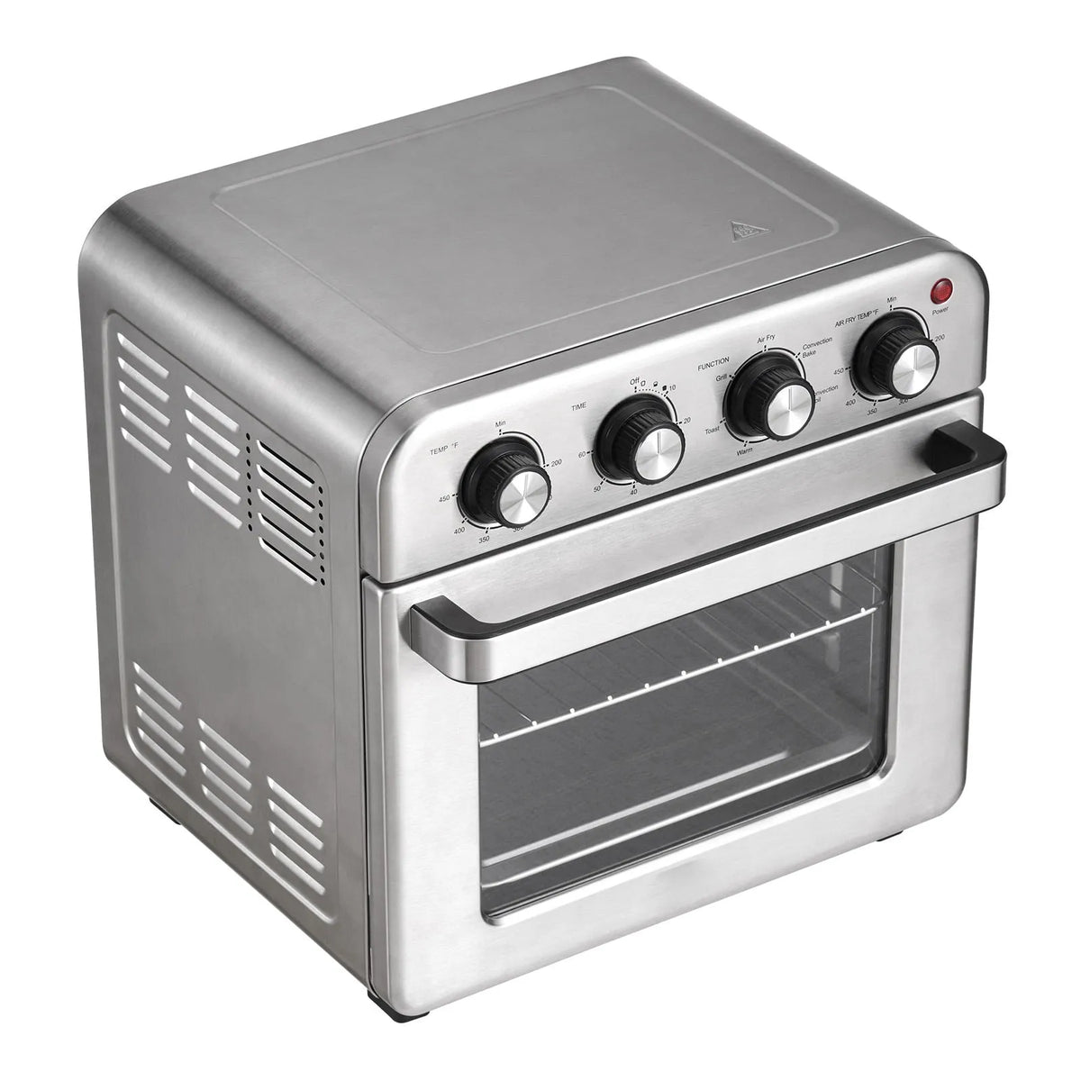Friteuse à air, Pizza de 12 po, Capacité pour 6 Tranches de Pain Grillé, Fours Grille-Pain en Métal de 1700 W pour Comptoir, Four à Circulation de 18