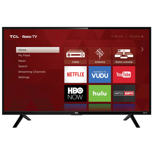 Téléviseur intelligent, TCL, 32 Pouces Classe 720P HD LED Roku Série 3 32S331
