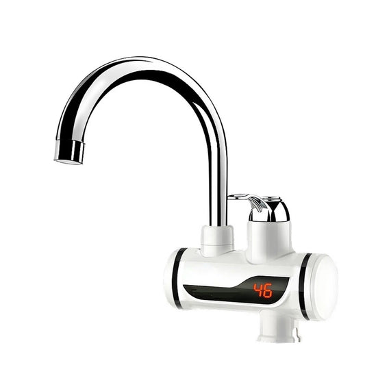 Chauffe-eau instantané sans réservoir, Robinet de Électrique, Robinet de Chauffage de Cuisine, LED, Robinet d'Eau Chaude, Conçu pour Durer