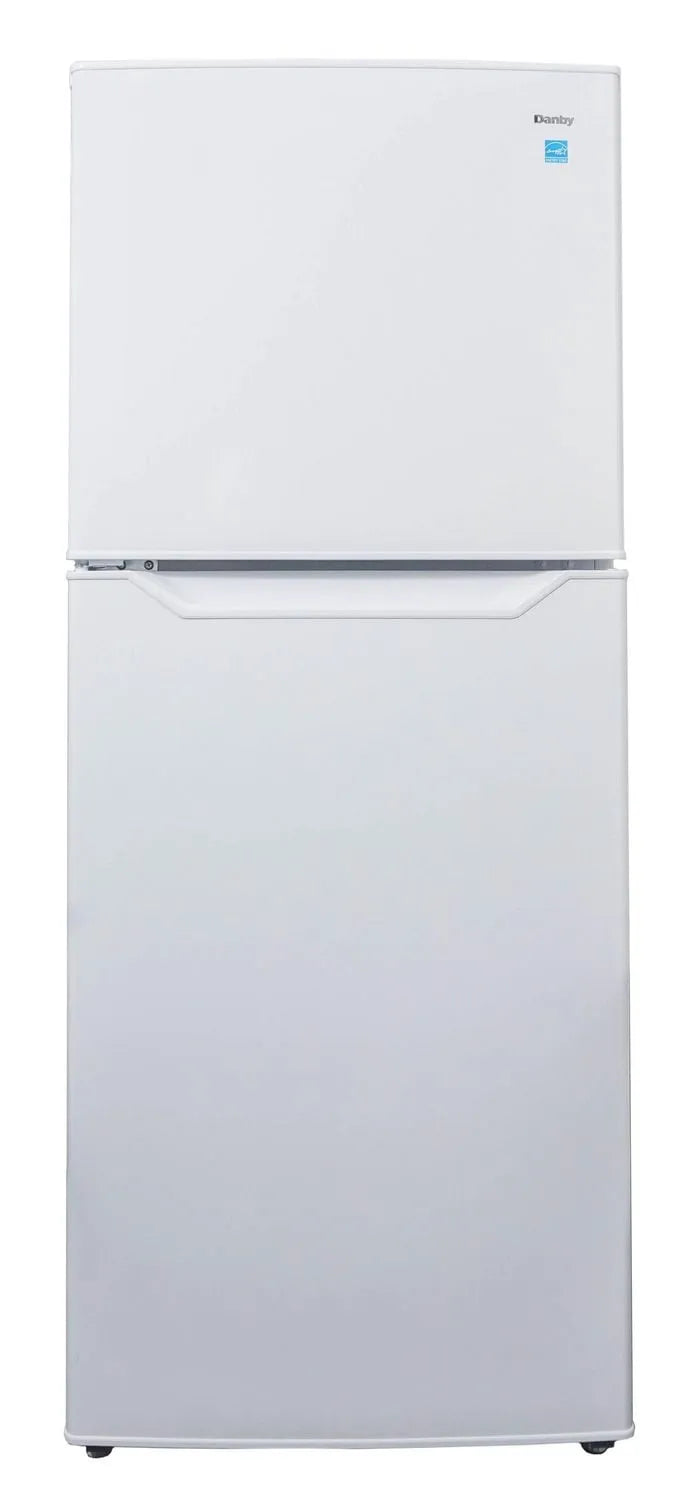 Réfrigérateur Danby DFF116B2WDBL, d'appartement de 11 pi3 à montage supérieur en Blanc