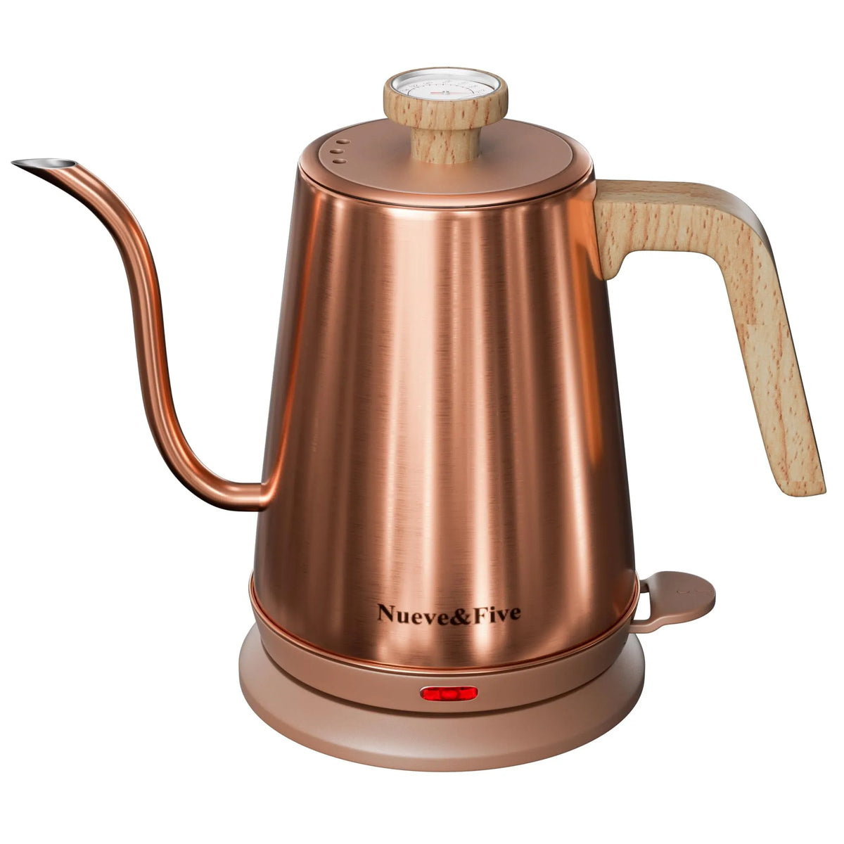 Bouilloire électrique, Bouilloire d'Eau Chaude Électrique 1000 W en acier inoxydable, Bouilloire à Thé en Cuivre, Arrêt Automatique, Électr