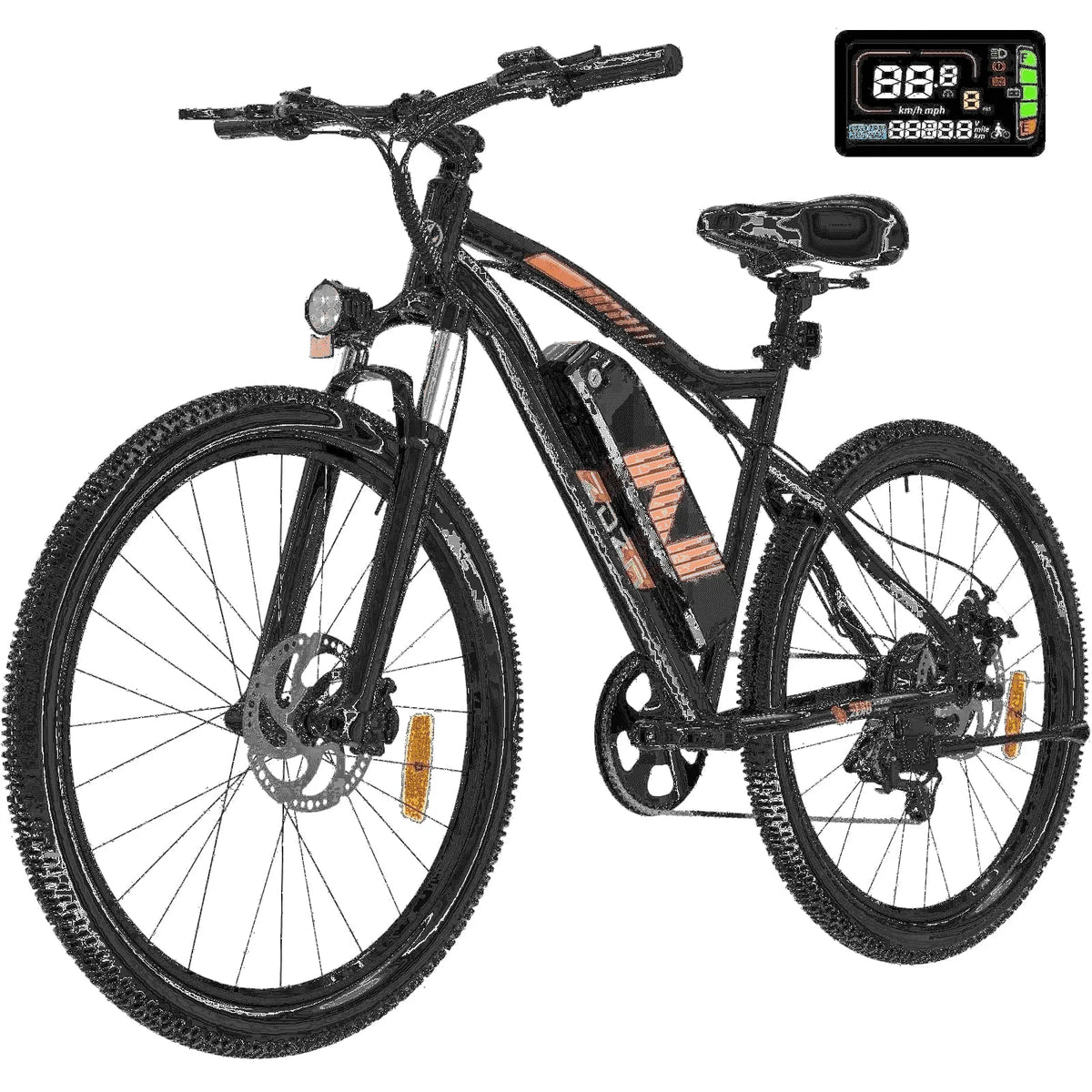 Vélo de montagne, Montagne Électrique ZDZA ZA05 26 Pieds' Moteur de Pointe 1000W, Noir