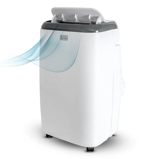 Climatiseur portable, BLACK+DECKER, ASHRAE 10 000 BTU 6 000 BTU SACC/CEC avec télécommande, blanc