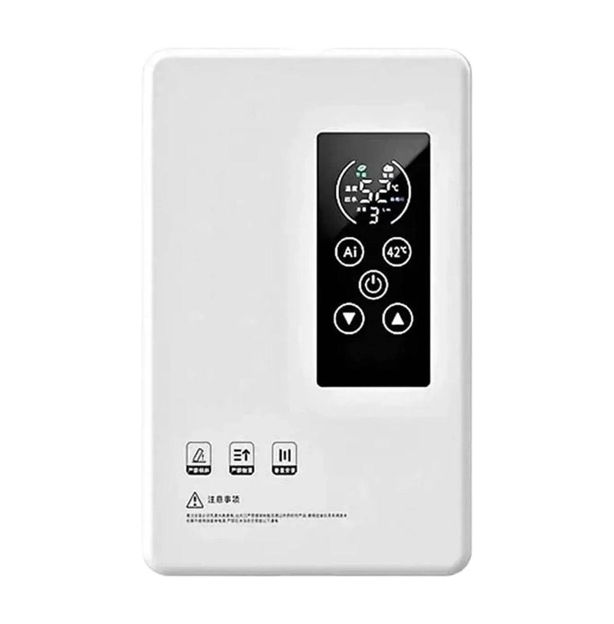 Chauffe-eau instantané sans réservoir 5500/7000 W, Douche Électrique Intelligente Thermostat pour Salle de Bain Cuisine