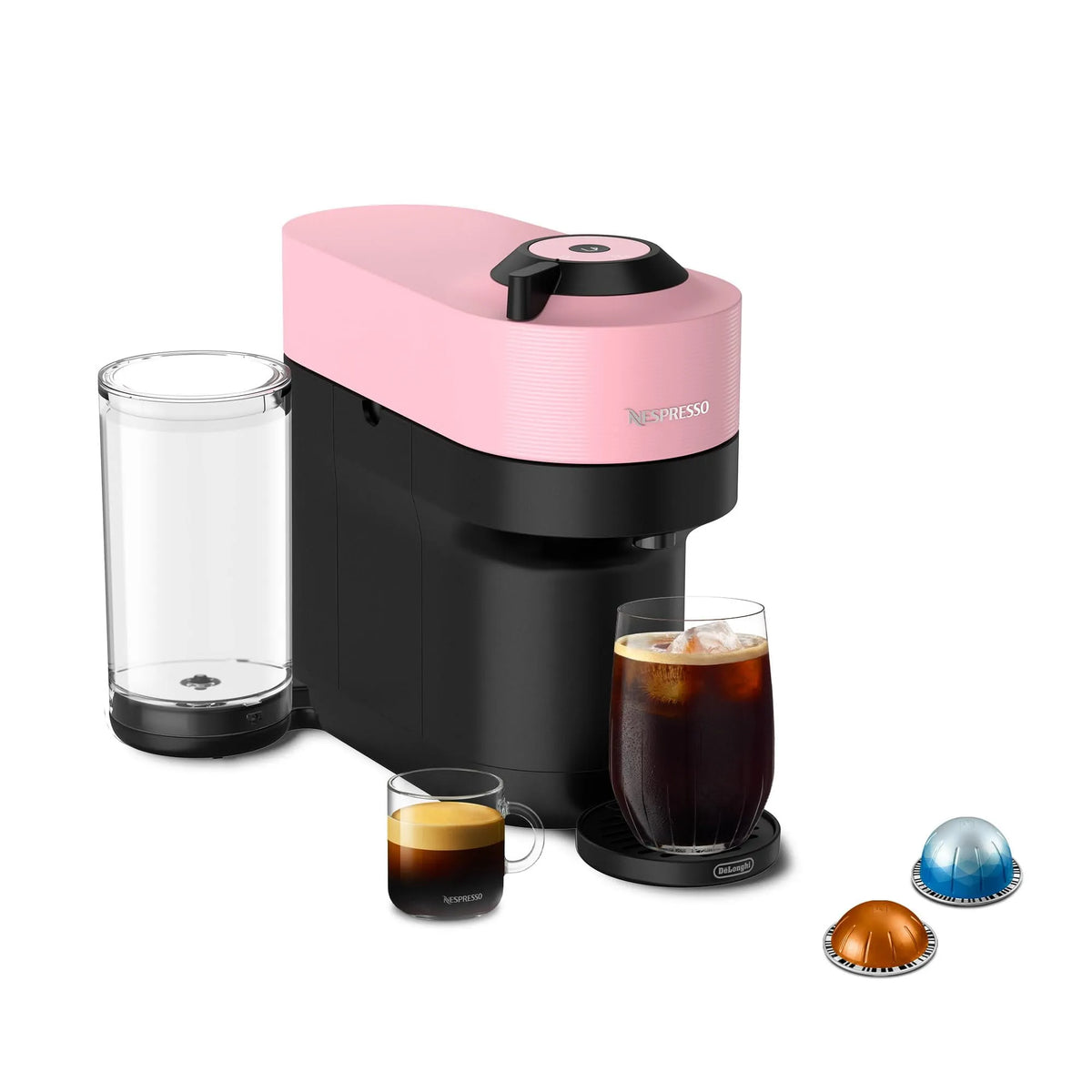 Machine à café, Nespresso, cafetière électrique, Vertuo Pop+ Rose Bonbon