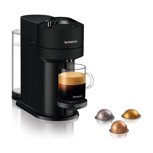 Machine à café, Nespresso, cafetière électrique, espresso Vertuo Next de par, Noir Mat