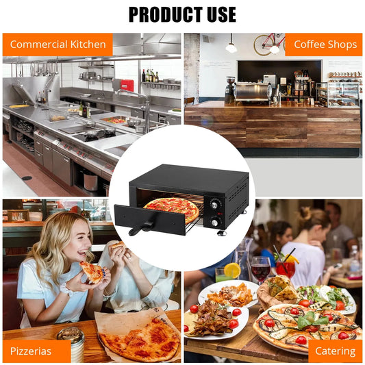 Four, à Pizza d'Intérieur, Machine à Pizza Commerciale Électrique de Comptoir en acier inoxydable