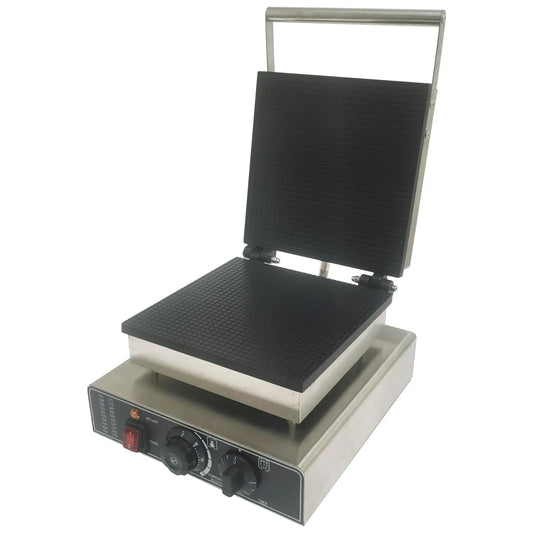 Machine Commerciale pour Pâtés Impériaux, Contrôle de la Température et, Antiadhésif, Moule à Cornet Carré Simple pour Crème Glacée et Gaufres