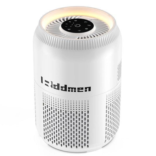 Purificateur d'air, Filtre HEPA H13, 3-en-1 pour la Maison, Couvre jusqu'à 1095 Pi2 pour Chambres, Bureaux et Salons Blanc