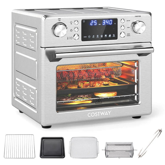 Friteuse sans huile, Chaud 14-en-1 Combiné avec Cuisson, Rôtissoire, Déshydrater et Décongeler
