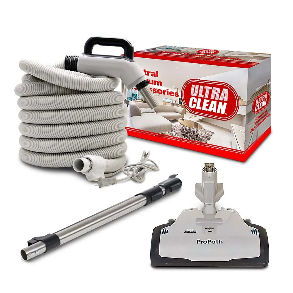Aspirateur, 24V, 110V, Poignée à Interrupteur Marche/arrêt 3 Positions, 110 V, Boyau à Double Tension 24 V, Ensemble de Baguettes Chromées