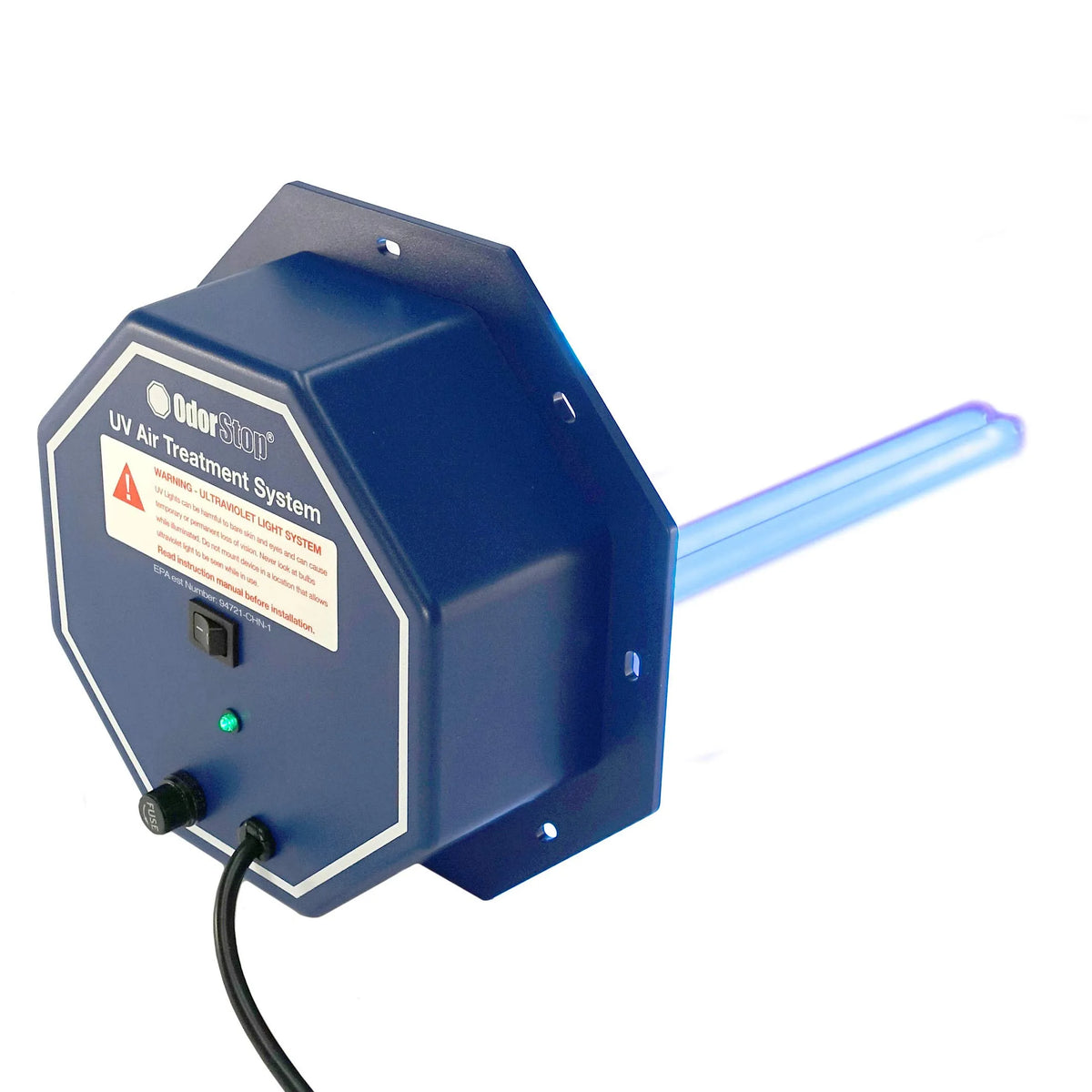 Purificateur d'air, Système 36 Watts, OS36PRO1 UV, Capteur de Flux d'Air Économe en Énergie et Ampoule 16' OS36PRO1, Capteur de Débit d'Air
