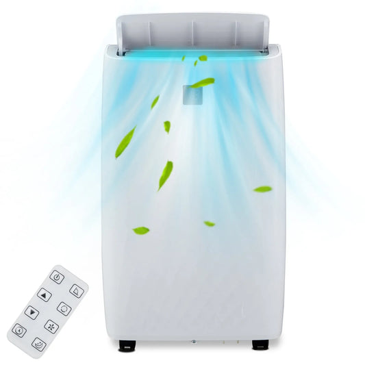 Smart TV, Climatiseur Compact de 14 000 BTU, Minuterie 24 H, Unité AC 3-en-1, Climatiseurs Portatifs pour Pièces jusqu'à 750 Pi2, commande, Blanc