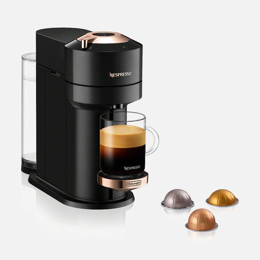 Noir Or Rose, Nespresso Vertuo Next Machine à Capsules de Café et d'Espresso Premium par De'Longhi