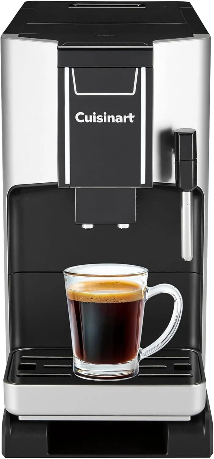 Machine à espresso Cuisinart EM-550, pompe 19 bars, Machine à Espresso Bar entièrement automatique, broyeur intégré