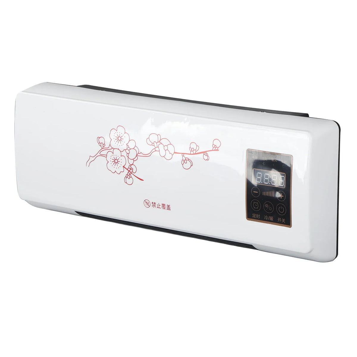 Smart TV, Climatiseur Mural Chauffage d'Appoint Thermopompe, commande Chauffage Électrique, Vent chaud Chauffage Suspendu pour Chambre