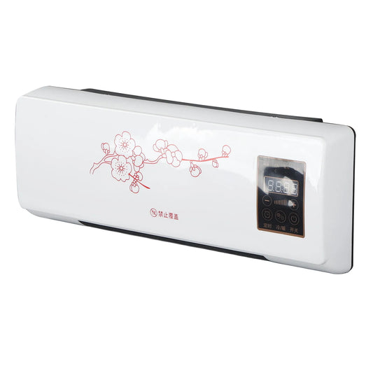 Smart TV, Climatiseur Mural Chauffage d'Appoint Thermopompe, commande Chauffage Électrique, Vent chaud Chauffage Suspendu pour Chambre