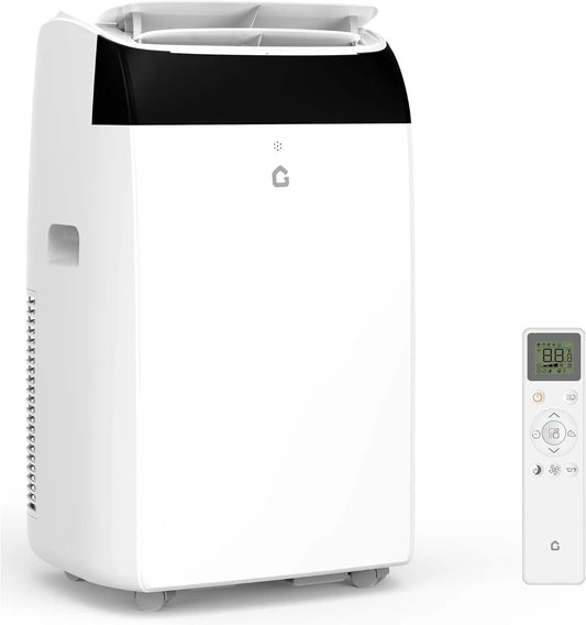 Climatiseur portable, 12 000 BTU, Couvre des Pièces jusqu'à 550 Pi2 pour la Maison, Silencieux 48 dB, 3-en-1, Climatiseur 3-en-1, Télétélécommande