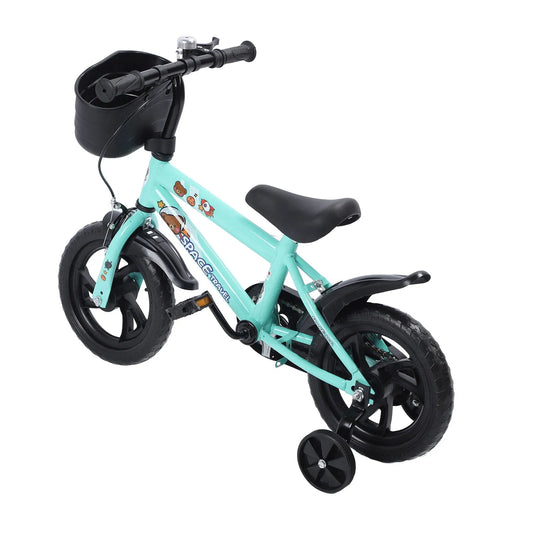 Vélo enfant, Cadre en Acier à Haute Teneur en Carbone, Carter de Chaîne Entièrement Fermé, Coussin Élastique, Grande Selle