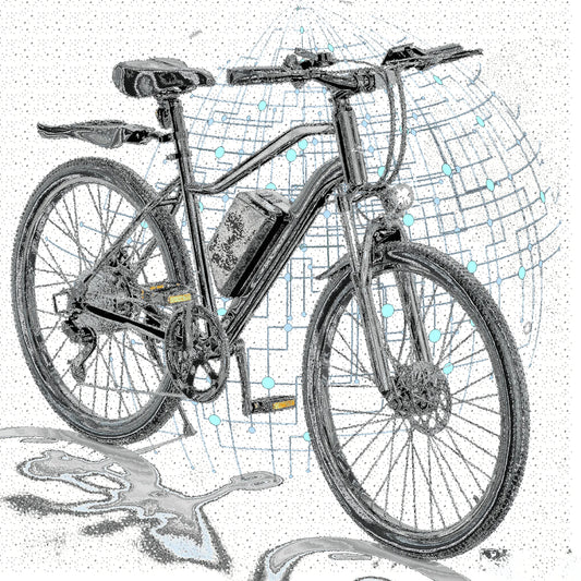Vélo électrique, 750W Crête Adulte, Vélo de Montagne 26 Pouces Professionnel, Vélo Électrique à Double Absorption des Chocs avant, jusqu'à 20 Mph