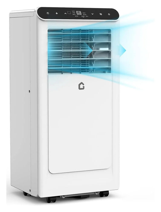 Climatiseur portable, 8 000 BTU jusqu'à 350 Pi2, Petite 3-en-1, Petit, Roues/ commande/trousse pour Fenêtre