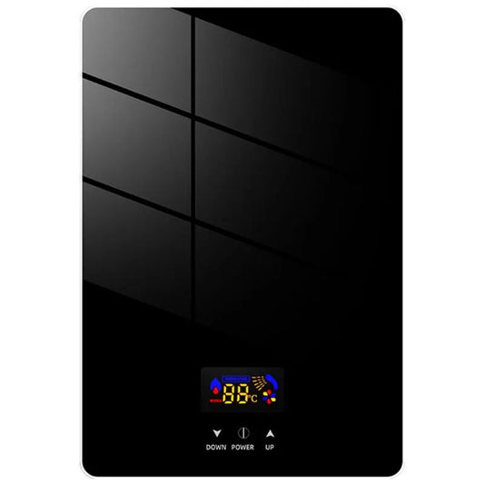Chauffe-eau instantané sans réservoir, 220 V, 5500 W, Affichage Numérique de la Température à LED, Étanche, Cuisine, Salle de Bain et Hôtel